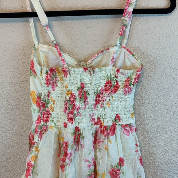 Abercrombie kids floral summer dress sz L sweetheart neckline casual school - Picture 6 of 8